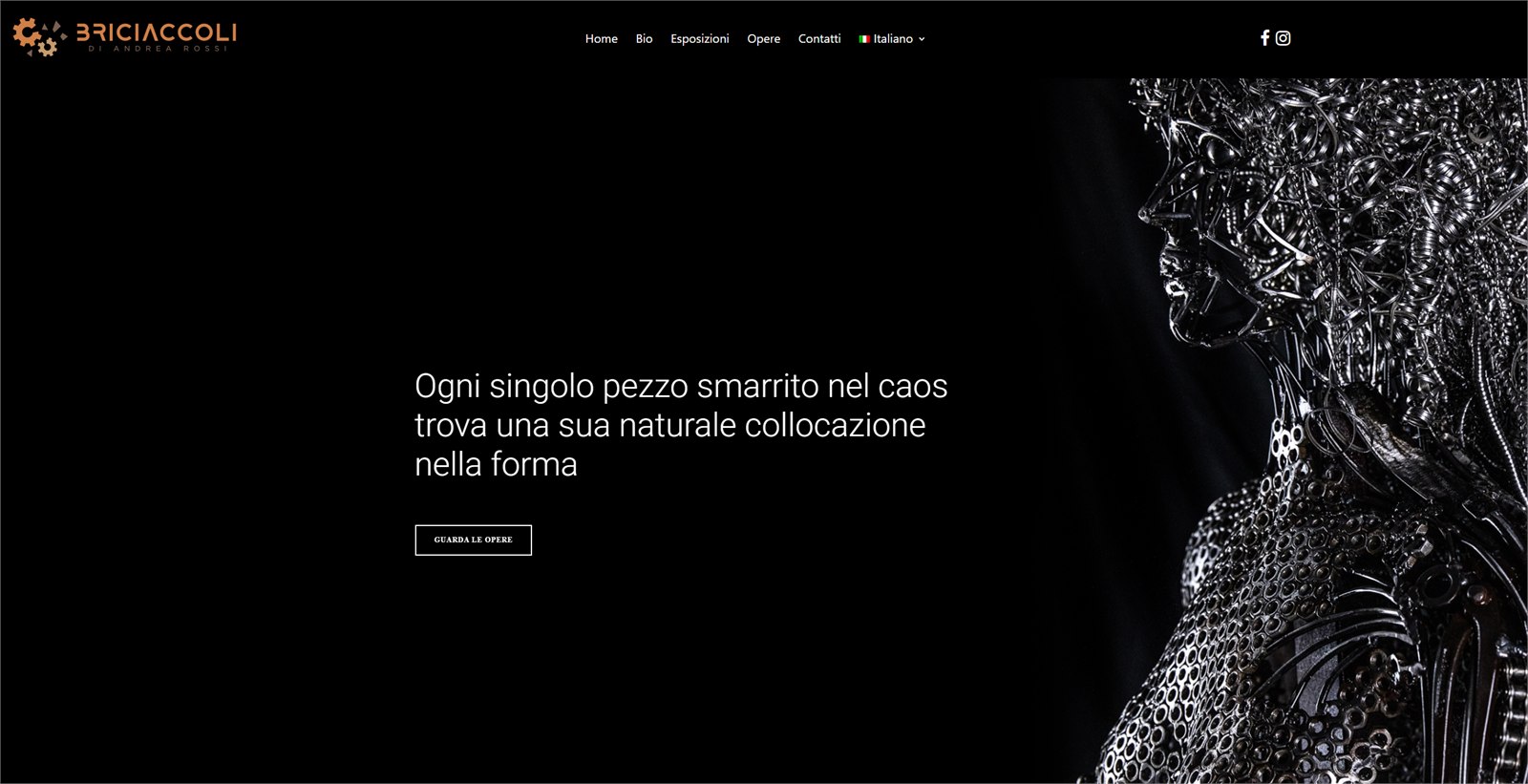 Screenshot del progetto selezionato
